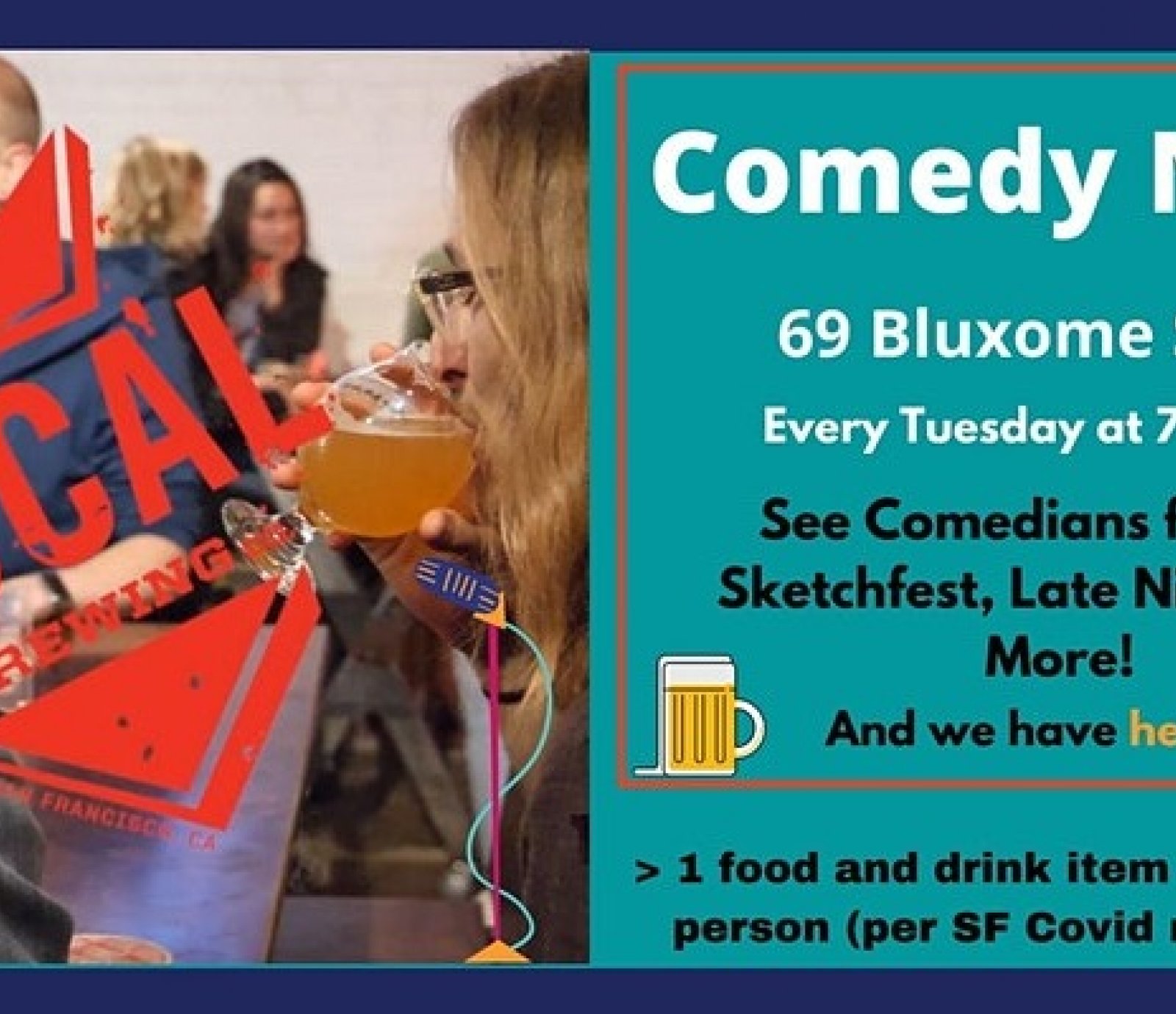 Live Comedy at the San Francisco Local Brewing Co.