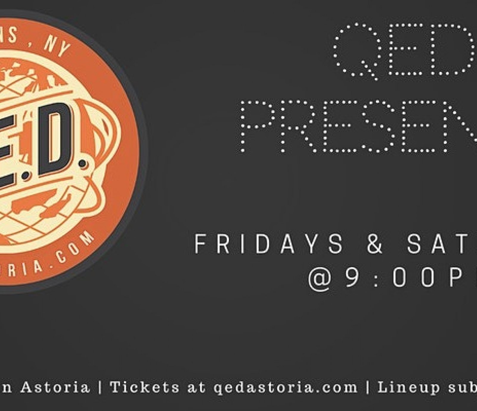 QED Presents - Pro Stand Up Comedy Showcase